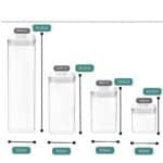 Set de contenedores herméticos 7 tamaños multiuso - Image 5