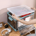 Organizador Contenedor Plegable plástico: 50.5x36x29cm