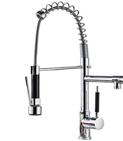 Canilla Griferia Cocina Gourmet Extensible Doble