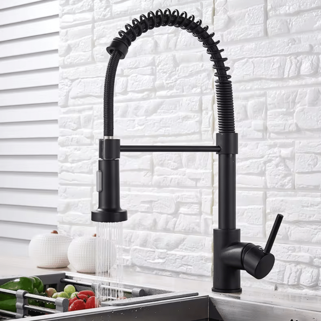 Canilla Griferia Cocina Gourmet Extensible Doble