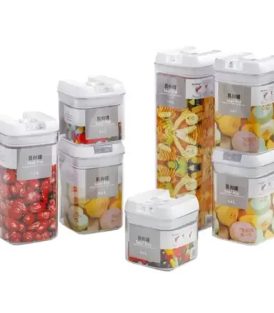Craftysolution - Set de contenedores herméticos: 7 tamaños multiuso