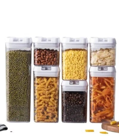 Combo de tapers hermeticos para conservar alimentos y organizar tu alacena