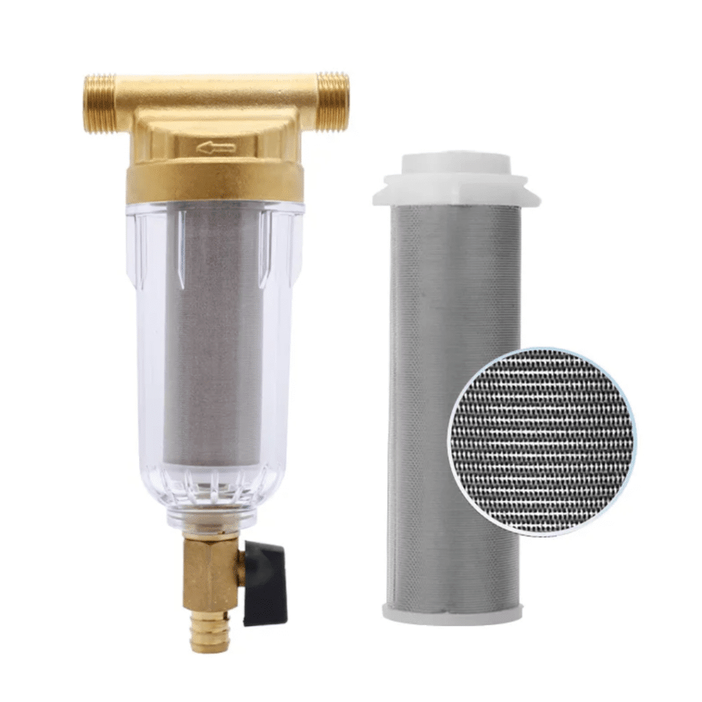 Prefiltro Purificador Para Agua Acero Inoxidable 200l/h