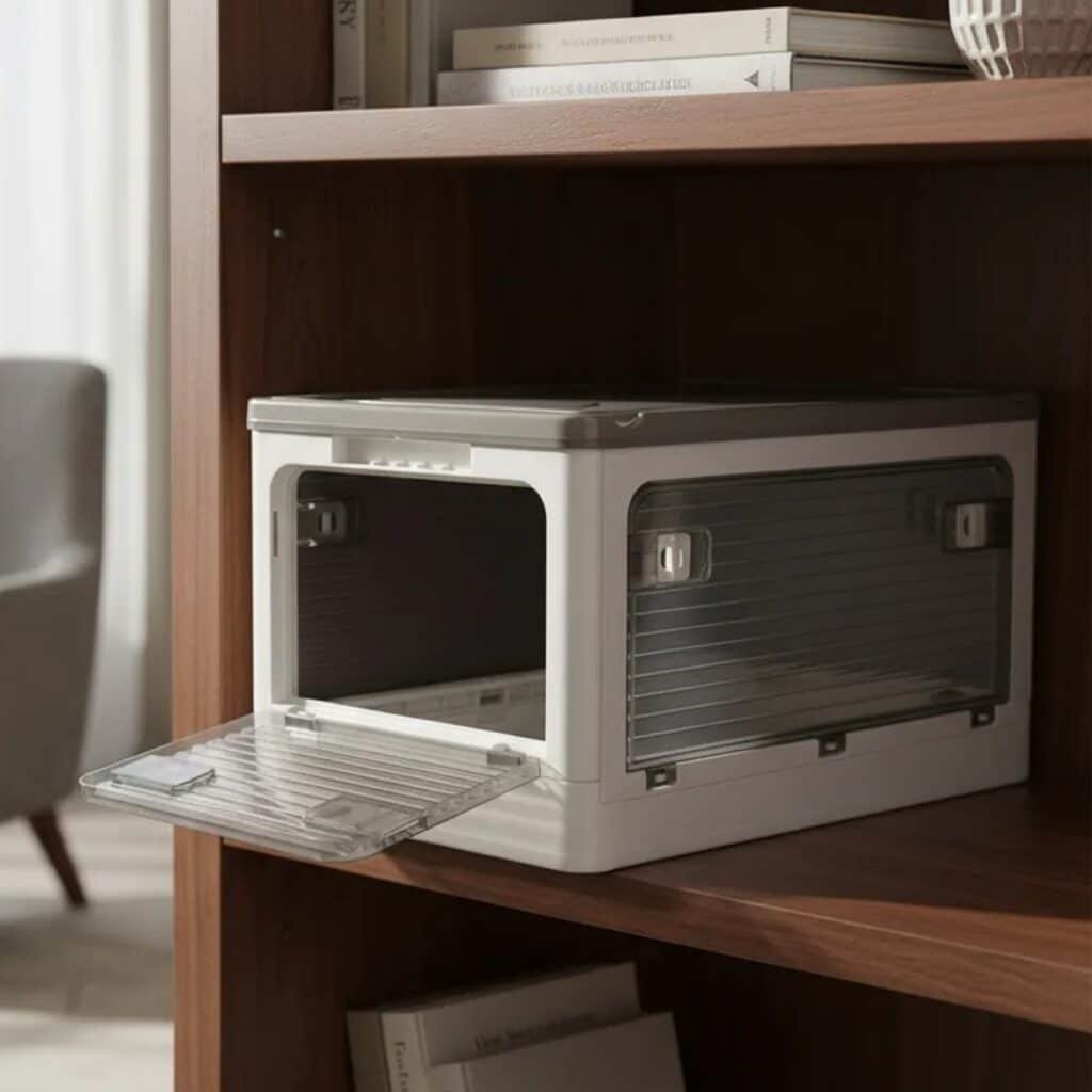 Canasto plastico organizador plegable