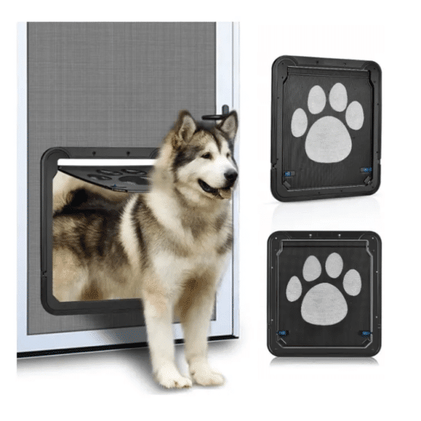 Puerta Tunel Vaiven Mosquitero Vidrio Para Gato Perro