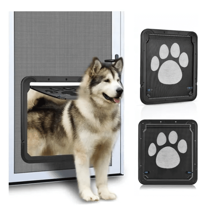 Puerta Tunel Vaiven Mosquitero Vidrio Para Gato Perro