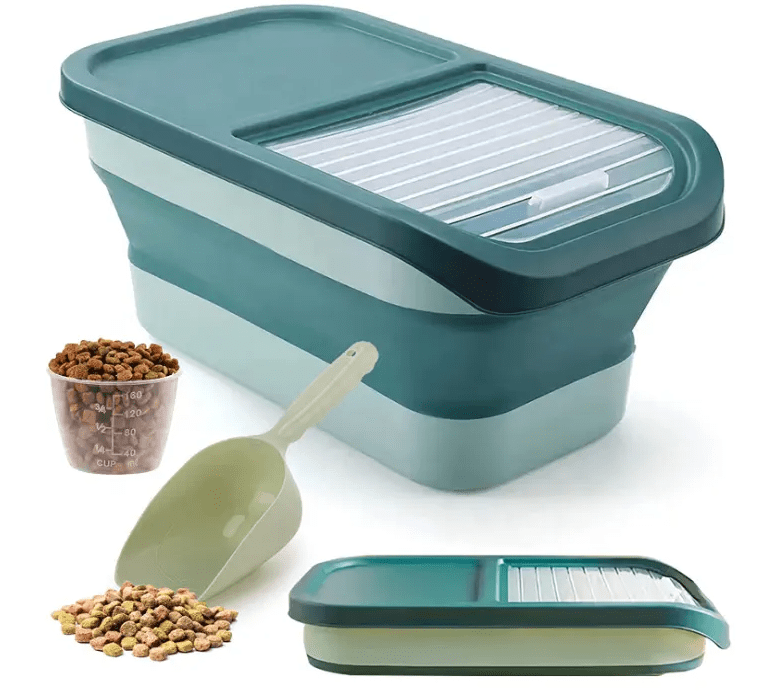 Tacho Contenedor Hermetico Alimento Plegable Mediano