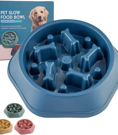 Comedero Come Lento Premium Regula Ansiedad Perros Gatos