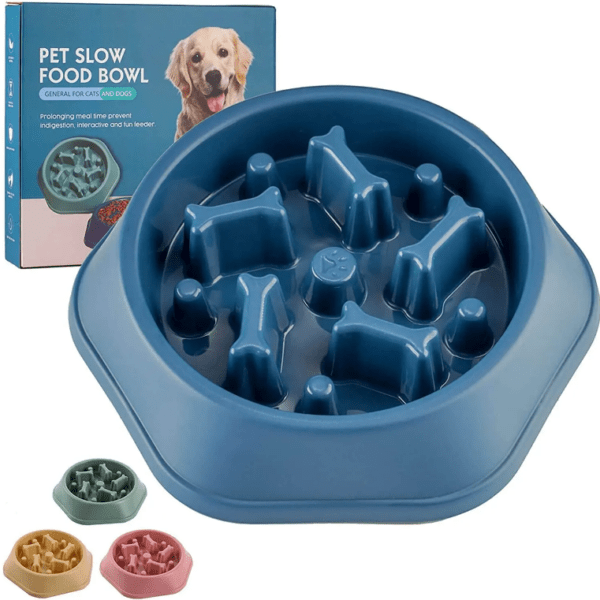 Comedero Come Lento Premium Regula Ansiedad Perros Gatos