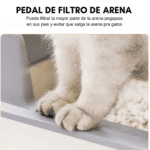 Litera Caja De Arena Cajita Gatos Acero Inox