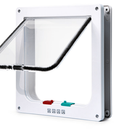 Puerta Mascotas Silenciosa Segura Gato Perro