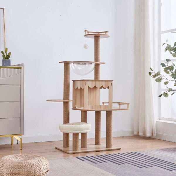 Rascador Gimnasio Torre Casita Arbol Para Gatos