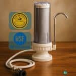 Filtro Purificador Agua Sobre Mesada 10x2.5" 1/4"- Elimina Cloro-Olor-Sabor - Image 4