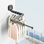 Tendedero Extensible Pared Ventosa Tender Ropa Plegable Perchero