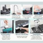 Bacha Inteligente y Set Grifería Acero Plus Canilla 180° - Image 5