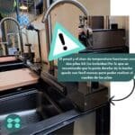 Bacha Inteligente y Set Grifería Acero Plus Canilla 180° - Image 3