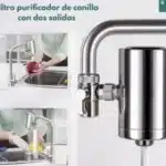 Craftysolution - Filtro Purificador de Canilla con dos salidas