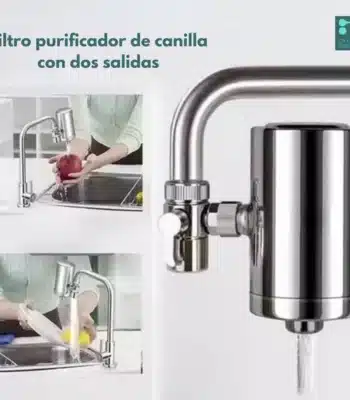 Craftysolution - Filtro Purificador de Canilla con dos salidas