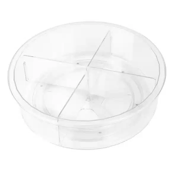 Craftysolution -Bandeja Plato Giratorio Acrilico Multiuso Organizador