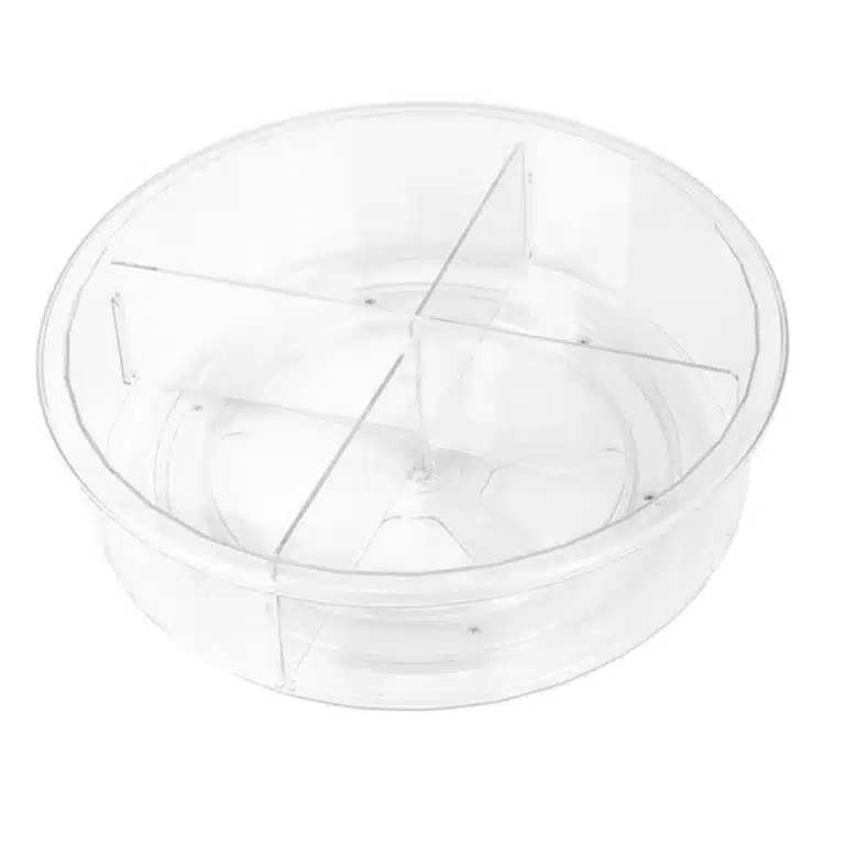 Craftysolution -Bandeja Plato Giratorio Acrilico Multiuso Organizador
