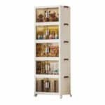 Mueble Organizador Contenedor Plegable Plástico 5 Niveles 55cm - Image 3