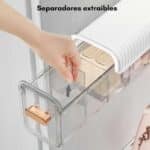 Organizador de medias/ropa interior c/adhesivo - Image 5