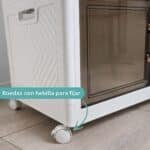 Mueble Contenedor Organizador Plegable plástico con puertas 65cm - Image 6