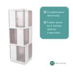 Organizador Contenedor Mueble Plegable Plástico Giratorio 360° - Image 10