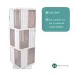 Organizador Contenedor Mueble Plegable Plástico Giratorio 360° - Image 8