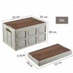 Caja Organizadora Plegable Plastica Camping