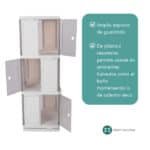 Organizador Contenedor Mueble Plegable Plástico Giratorio 360° - Image 3