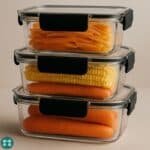 Kit de 3 tapers acrílico contenedores herméticos