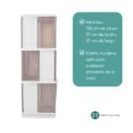 Organizador Contenedor Mueble Plegable Plástico Giratorio 360° - Image 6