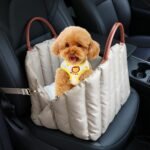 Bolso Transportador Para Mascota Apto Autos Con Correa
