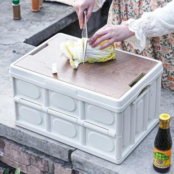 Caja Organizadora Plegable Plastica Camping