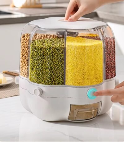 Dispenser Giratorio Modelo Flor Cereal Granos 360°