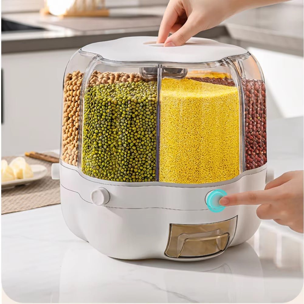 Dispenser Giratorio Modelo Flor Cereal Granos 360°