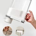 Taper Dosificador Hermético Acrílico Con Manija Y Tapa Transparente - Image 3