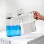 Taper Dosificador Hermético Acrílico Con Manija Y Tapa Transparente