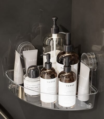 Estante Repisa Esquinero Ducha Baño Cocina Adhesivo Acrilico