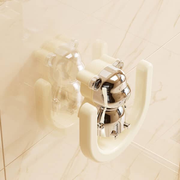 Organizador Porta Zapatos Adhesivo Pared Plegable Osito