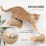 Rascador Gimnasio Circuito Trepador Cama Para Gatos - Image 2