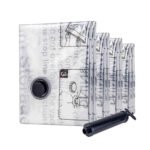 Set X5 Bolsas Valija Vacio Ropa Acolchado Viaje + Aspi Bomba