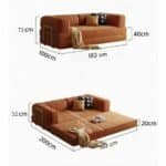Sillon Teddy Sofa Cama en caja 180 x 100 x 70 - Image 14
