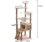 Rascador Gimnasio Torre Casita Para Gatos 170x50x60 (B12) - Image 4