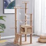 Rascador Gimnasio Torre Casita Para Gatos 170x50x60