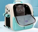 Mochila Transportadora Mascotas Gato Perro Con Bolsillos - Image 7