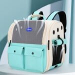 Mochila Transportadora Mascotas Gato Perro Con Bolsillos