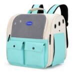 Mochila Transportadora Mascotas Gato Perro Con Bolsillos - Image 8