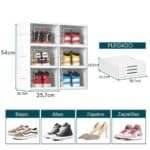 Organizador Zapatos Plegable Zapatero Mueble 3 niveles - Image 2